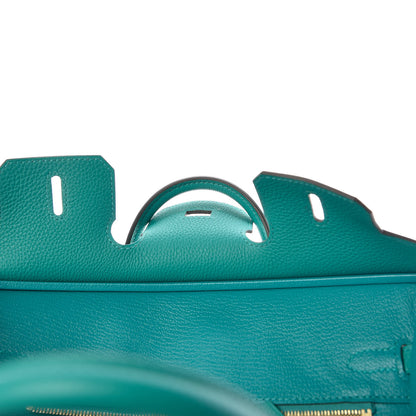 Hermes Togo Birkin 25 Vert Verone 9 of 37