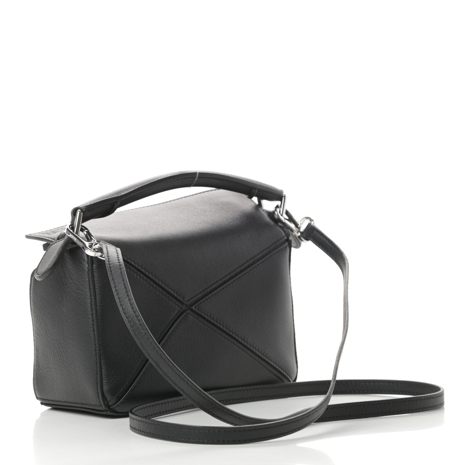 Loewe Calfskin Mini Puzzle Bag Black 3 of 11