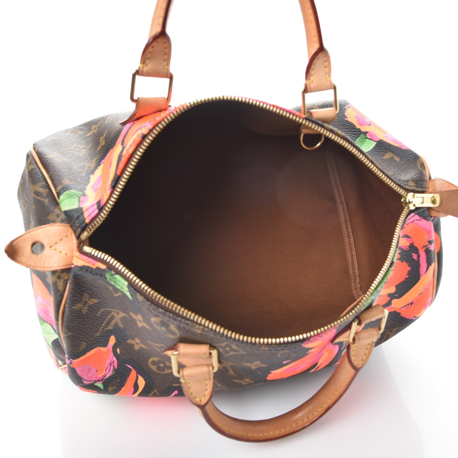 Louis Vuitton Monogram Roses Speedy 30 5 of 8