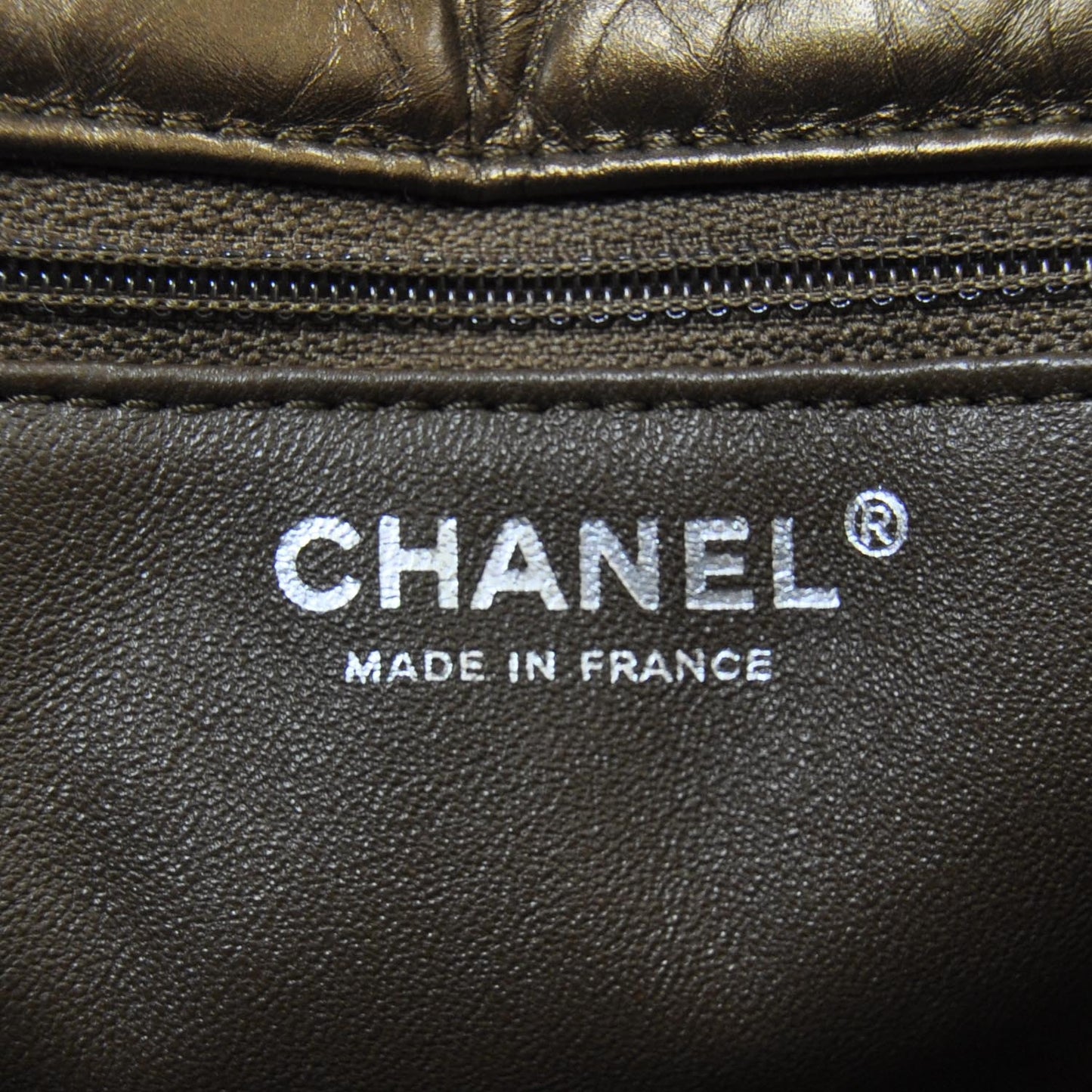 Aged Calfskin Reissue 2.55 Tote Bronze