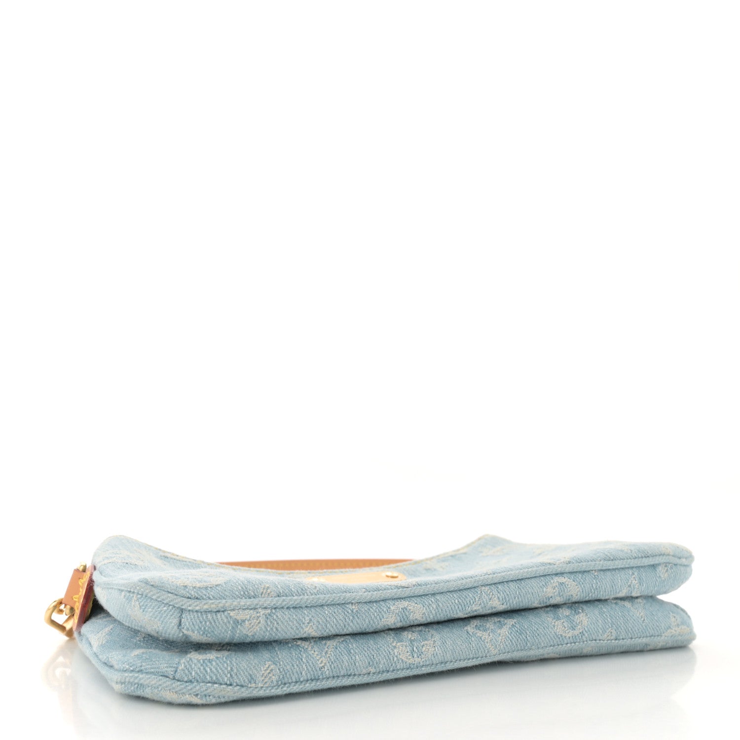 Louis Vuitton Monogram Denim Liv Pochette Sky Blue 5 of 10
