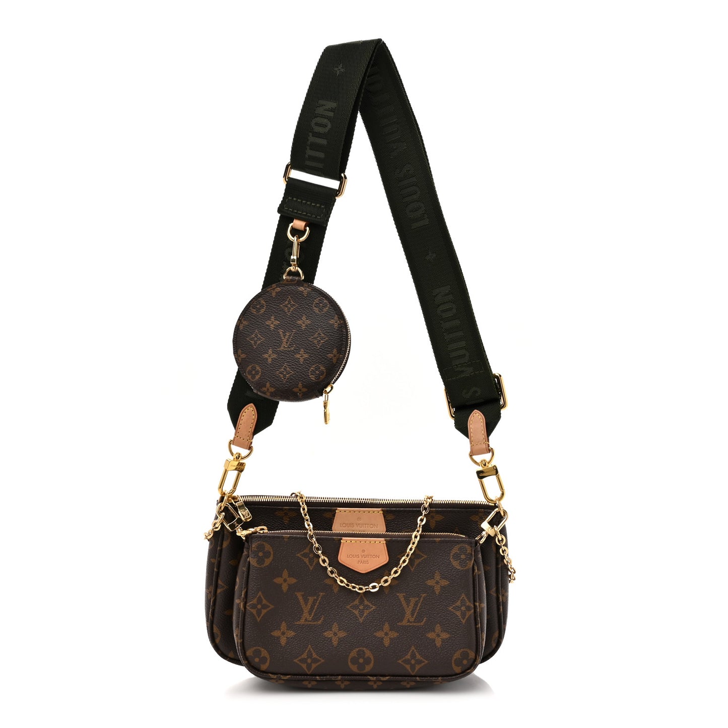 Monogram Multi Pochette Accessories Kaki