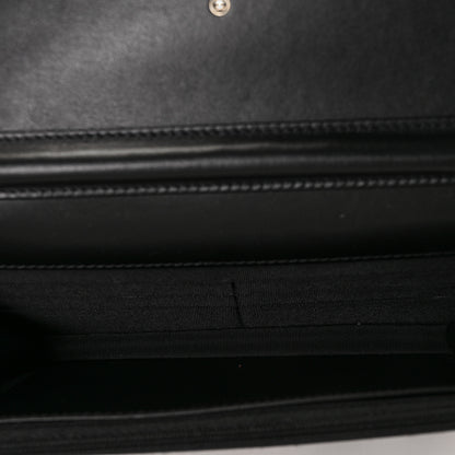 Chanel Tweed Quilted Wallet On Chain WOC Black Ecru White 5 of 9