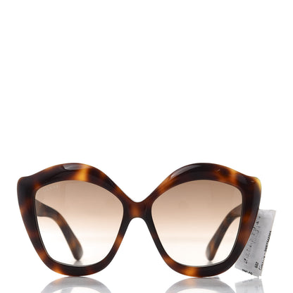 Gucci Cat Eye GG0117S Sunglasses Tortoise 2 of 9