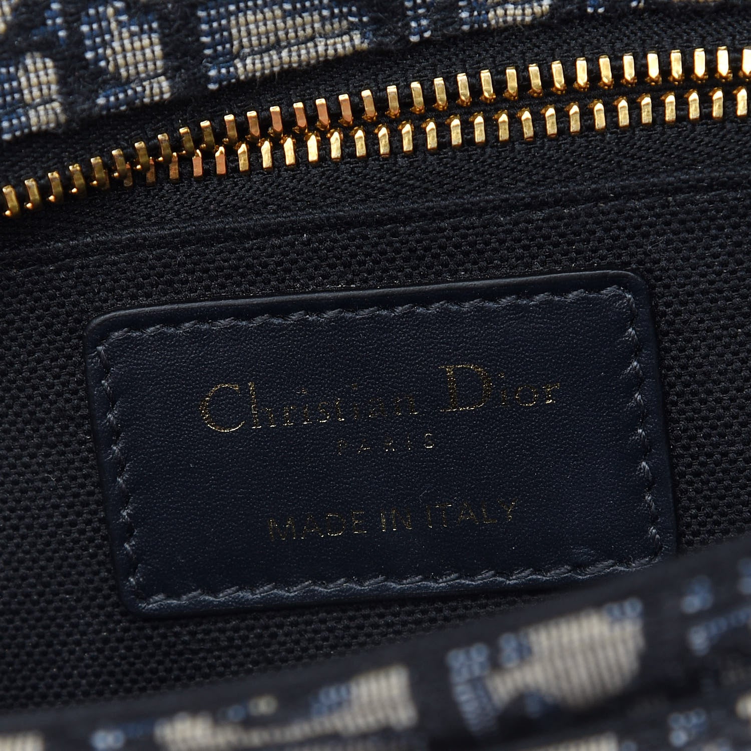 Christian Dior Oblique 30 Montaigne Chain Pouch Blue 6 of 8
