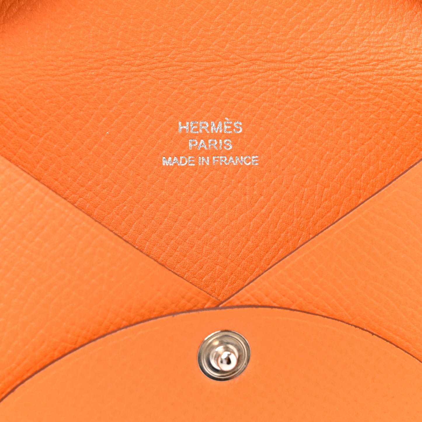 Epsom Calvi Card Case Orange