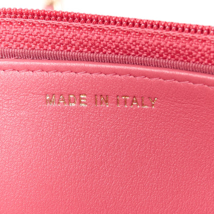 Chanel Caviar Quilted CC Filigree Wallet On Chain WOC Pink 7 of 11