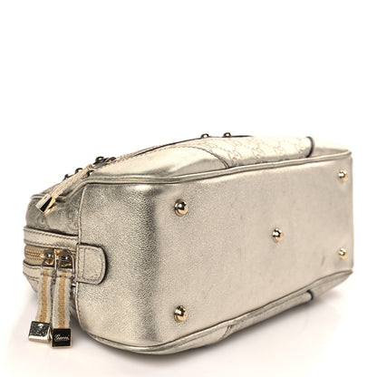 Gucci Guccissima Small Capri Satchel Metallic Gold 3 of 7