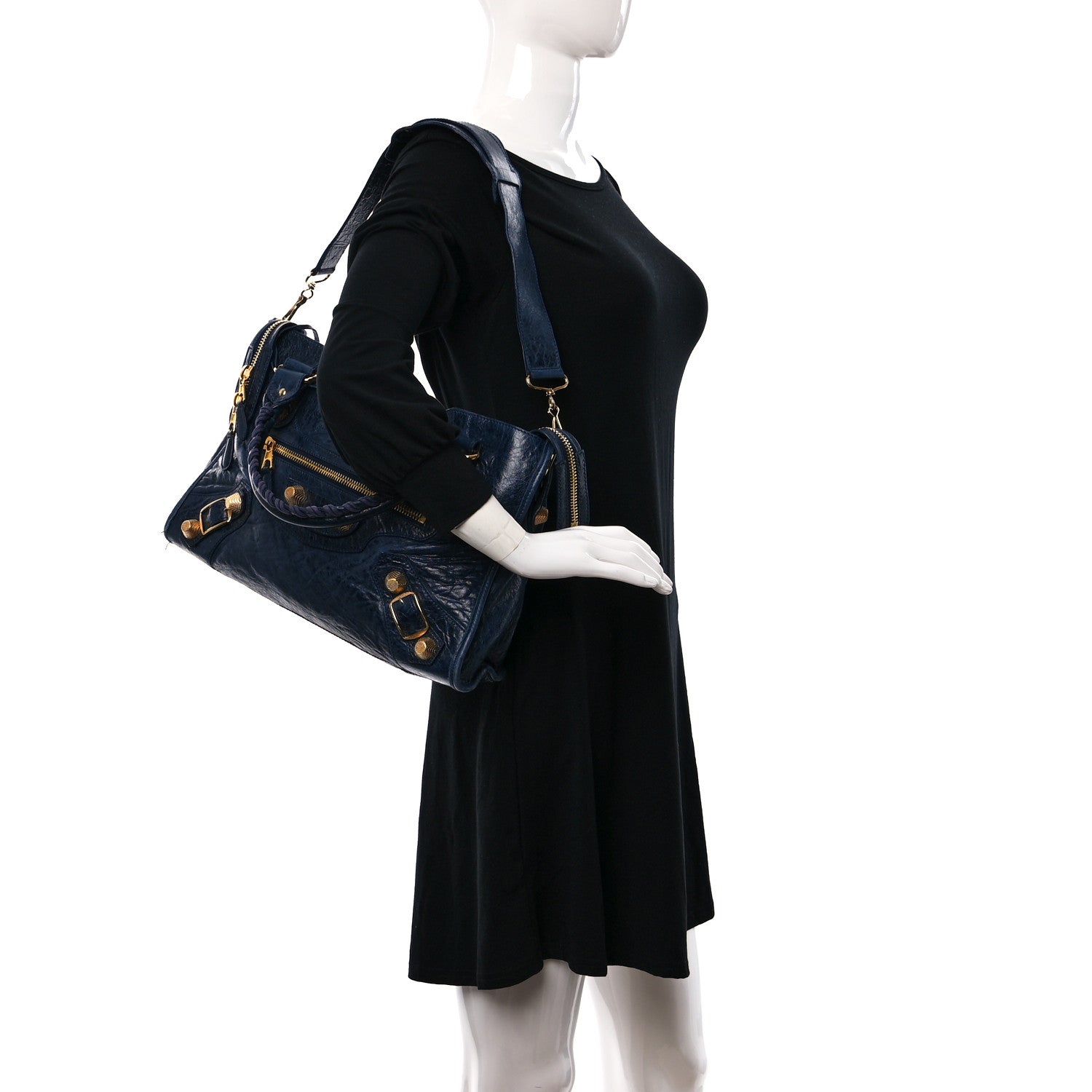 Balenciaga Agneau Giant 21 Gold Hardware City Marine 2 of 8