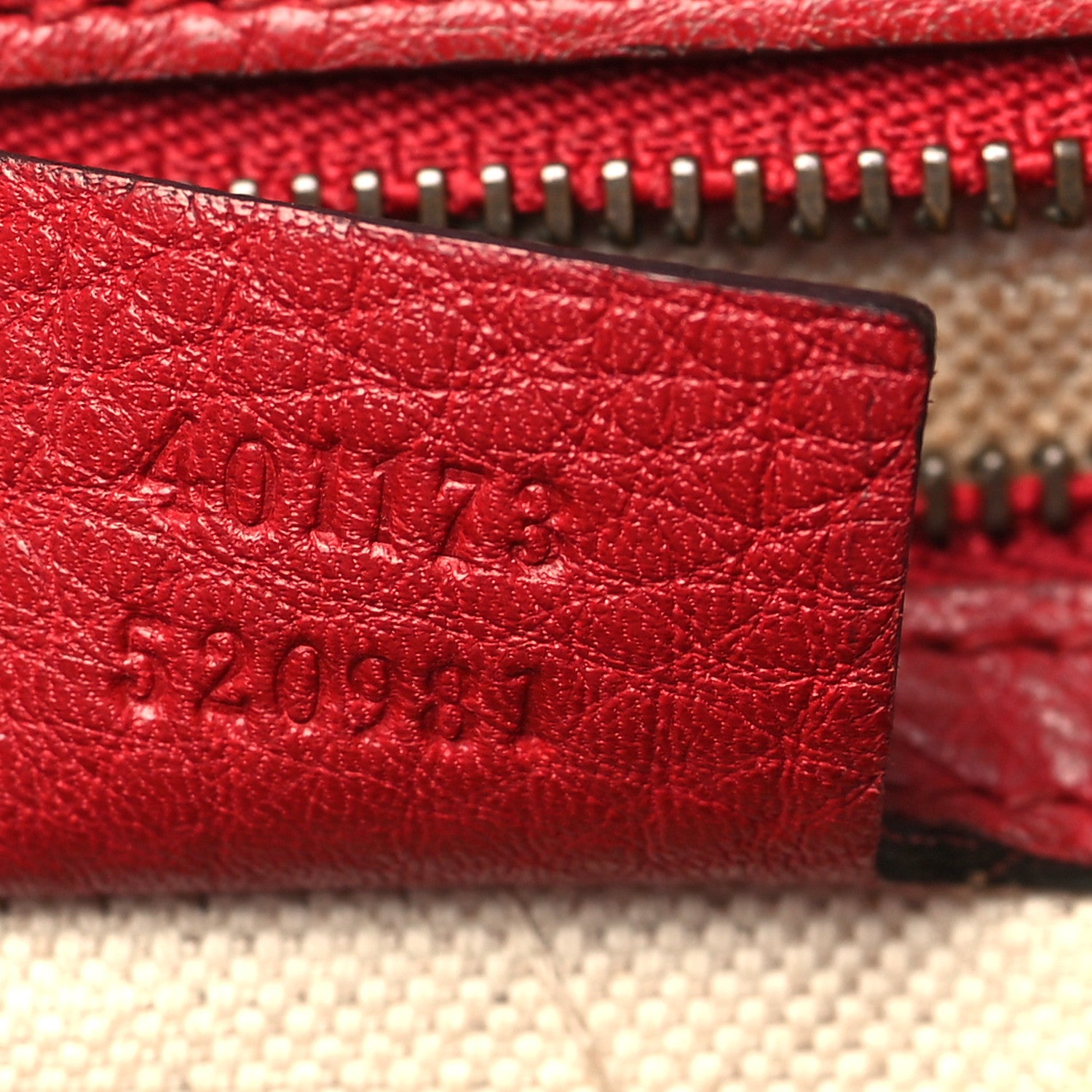 Gucci Cellarius Calfskin GG Marmont Shoulder Bag Vulcanic Red 7 of 12