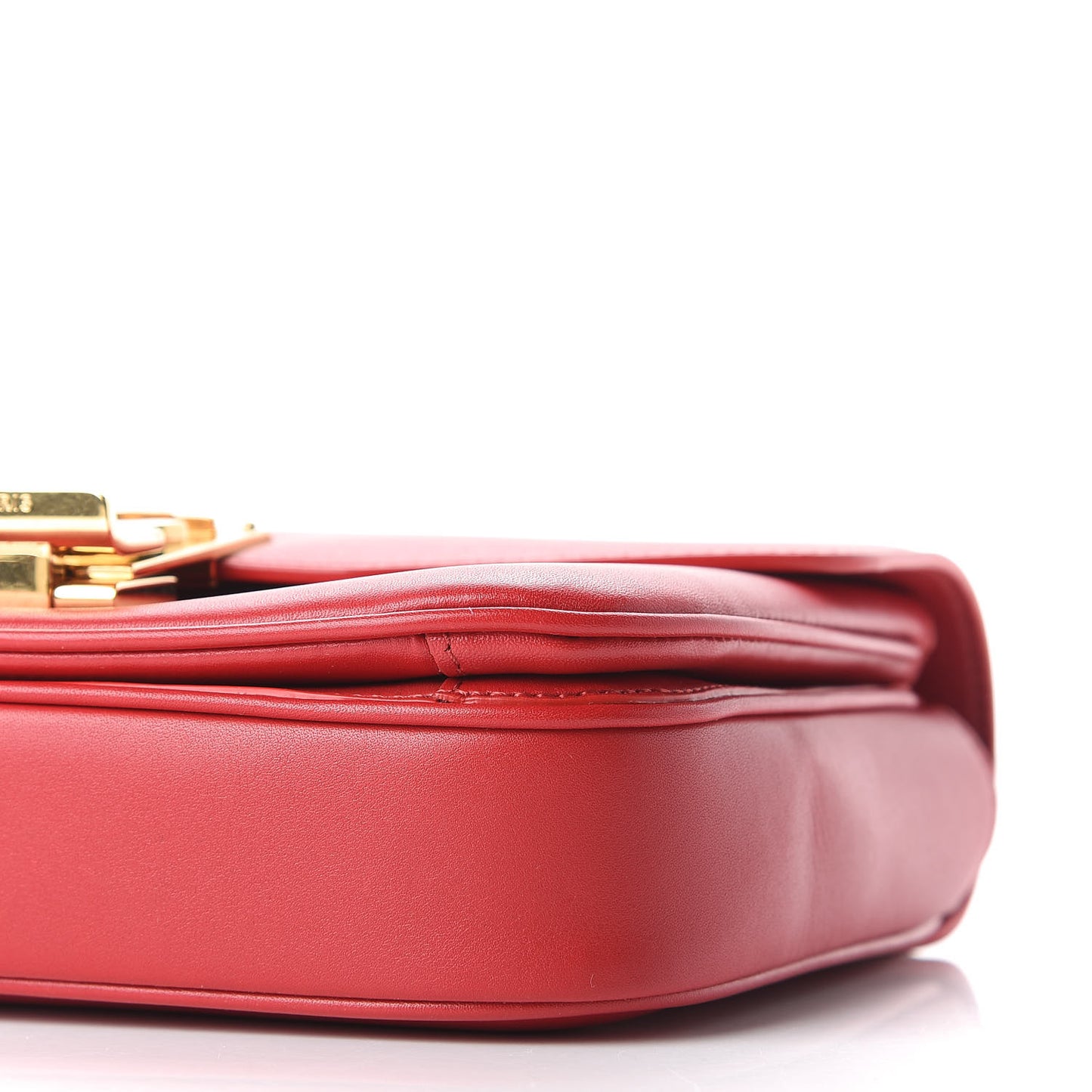 Shiny Calfskin Small C Bag Red