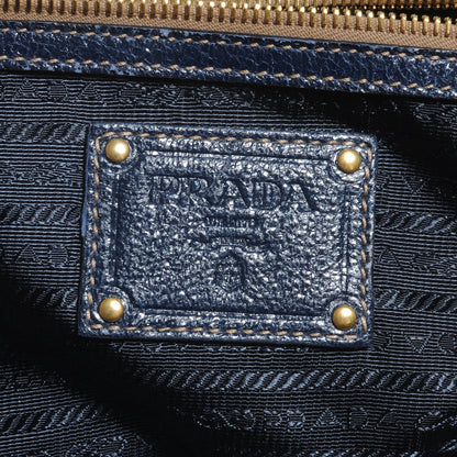 Prada Cervo Lux Shoulder Bag Baltico 7 of 8