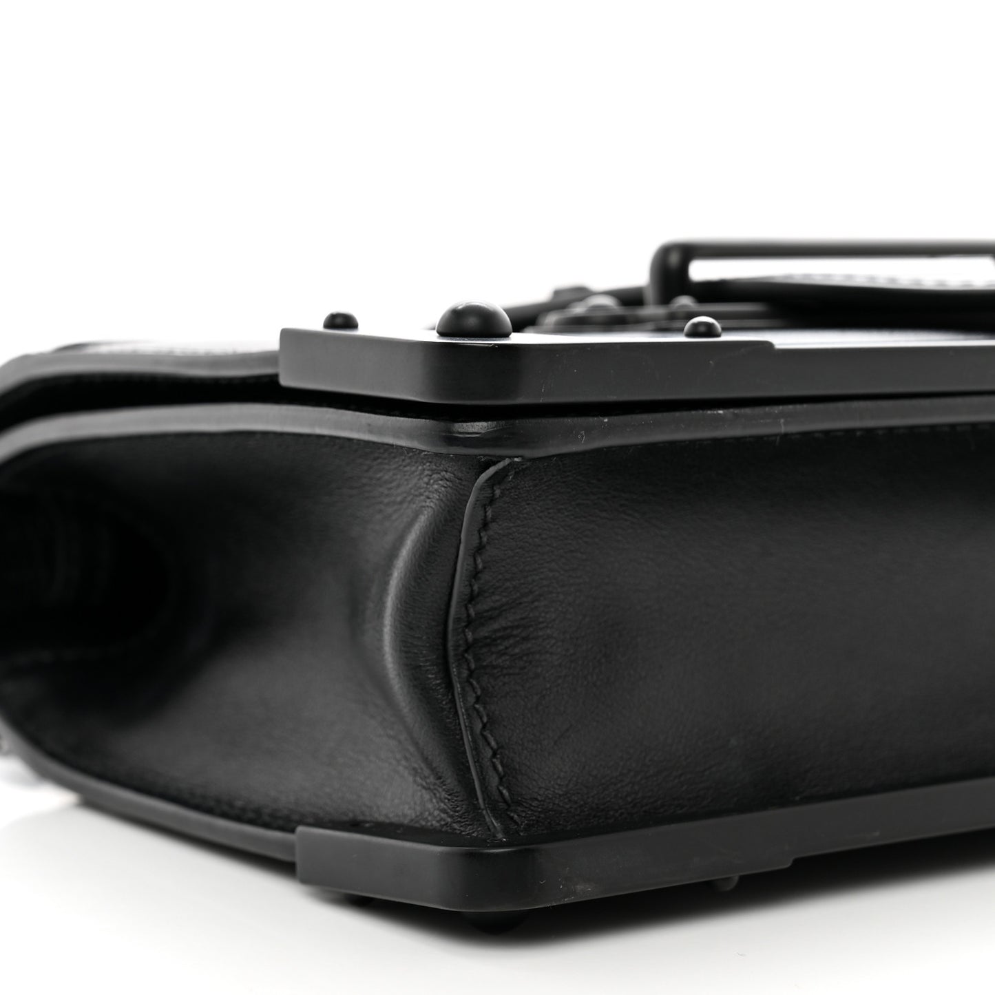 City Calfskin Saffiano Cahier Bag Black