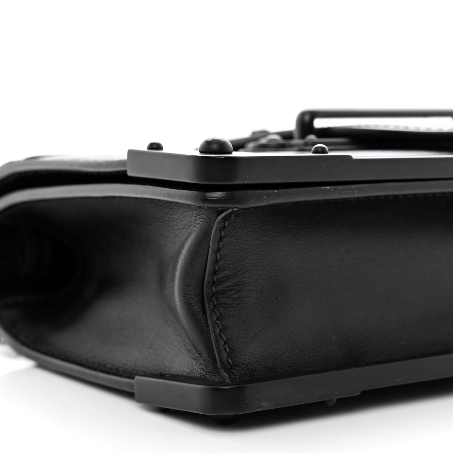 Prada City Calfskin Saffiano Cahier Bag Black 8 of 9
