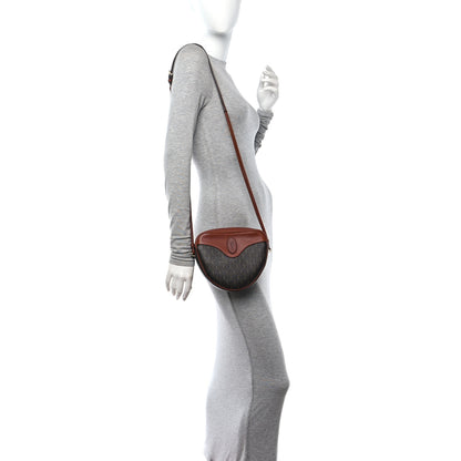 Saint Laurent Canvas Smooth Calfskin Le Monogramme Coeur Crossbody Chestnut 2 of 14