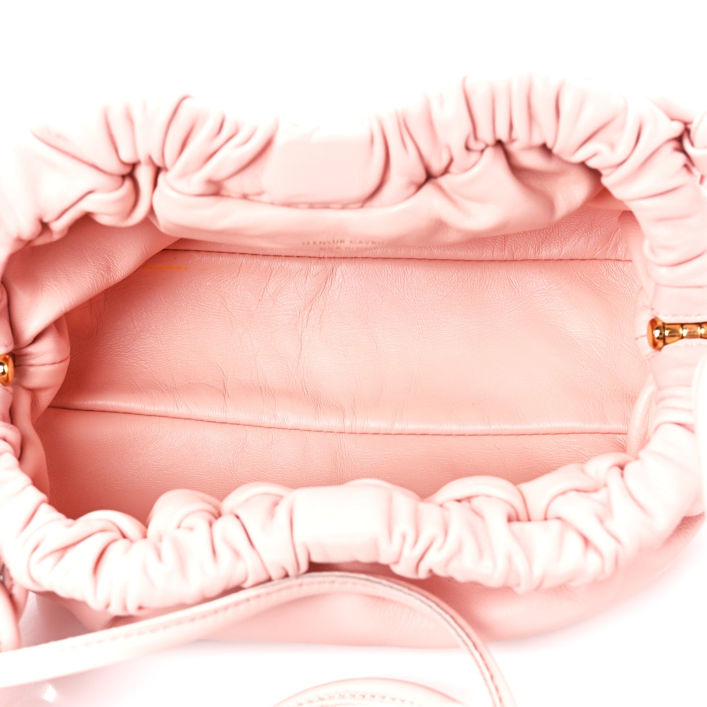 Lambskin Mini Cloud Clutch Dahlia
