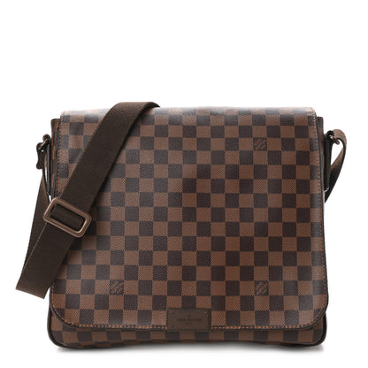 Louis Vuitton Damier Ebene District MM 1 of 9
