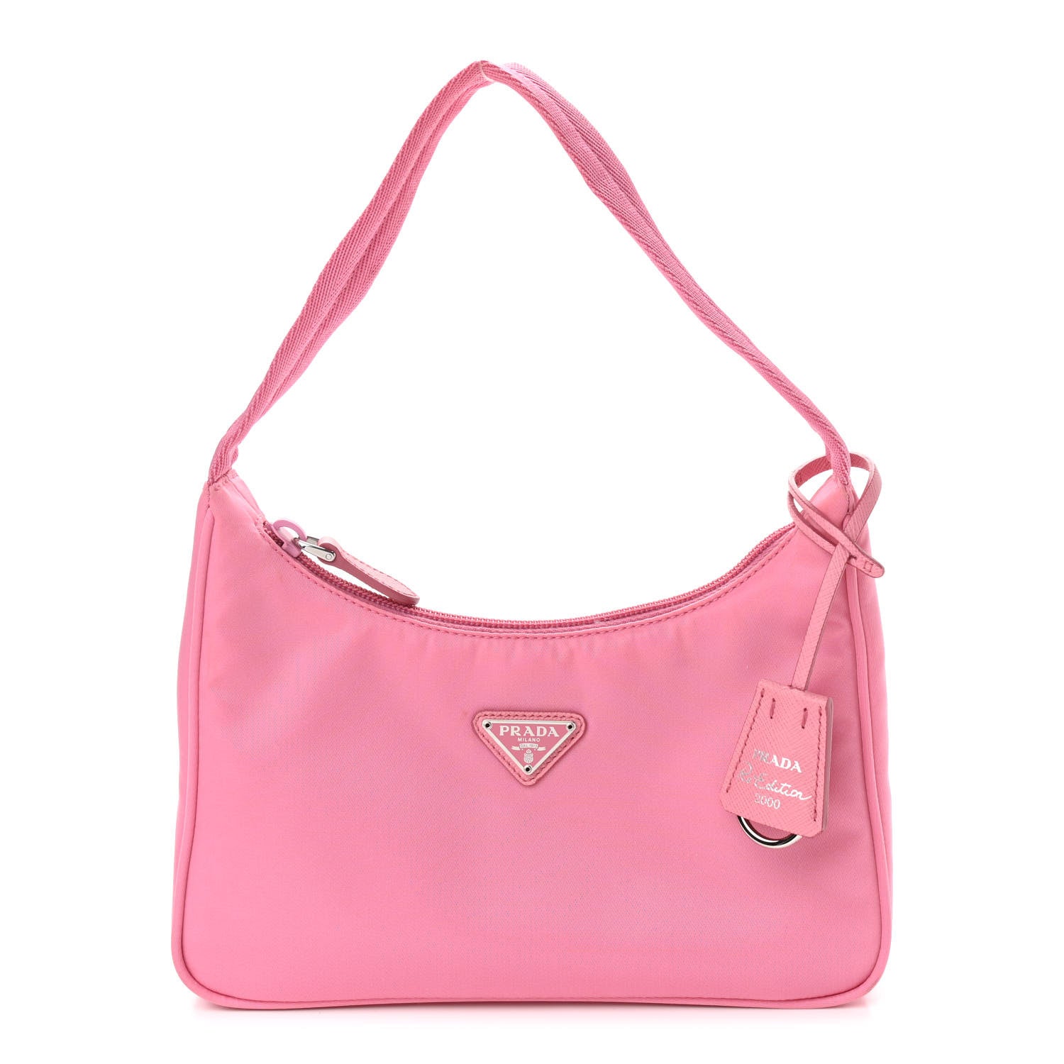 Prada Tessuto Nylon Mini Re-Edition 2000 Bag Begonia 1 of 10