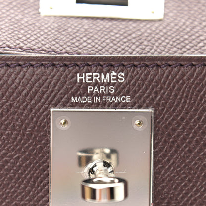 Hermes Epsom Verso Kelly Sellier 28 Rouge Sellier Bleu Saphir 6 of 11