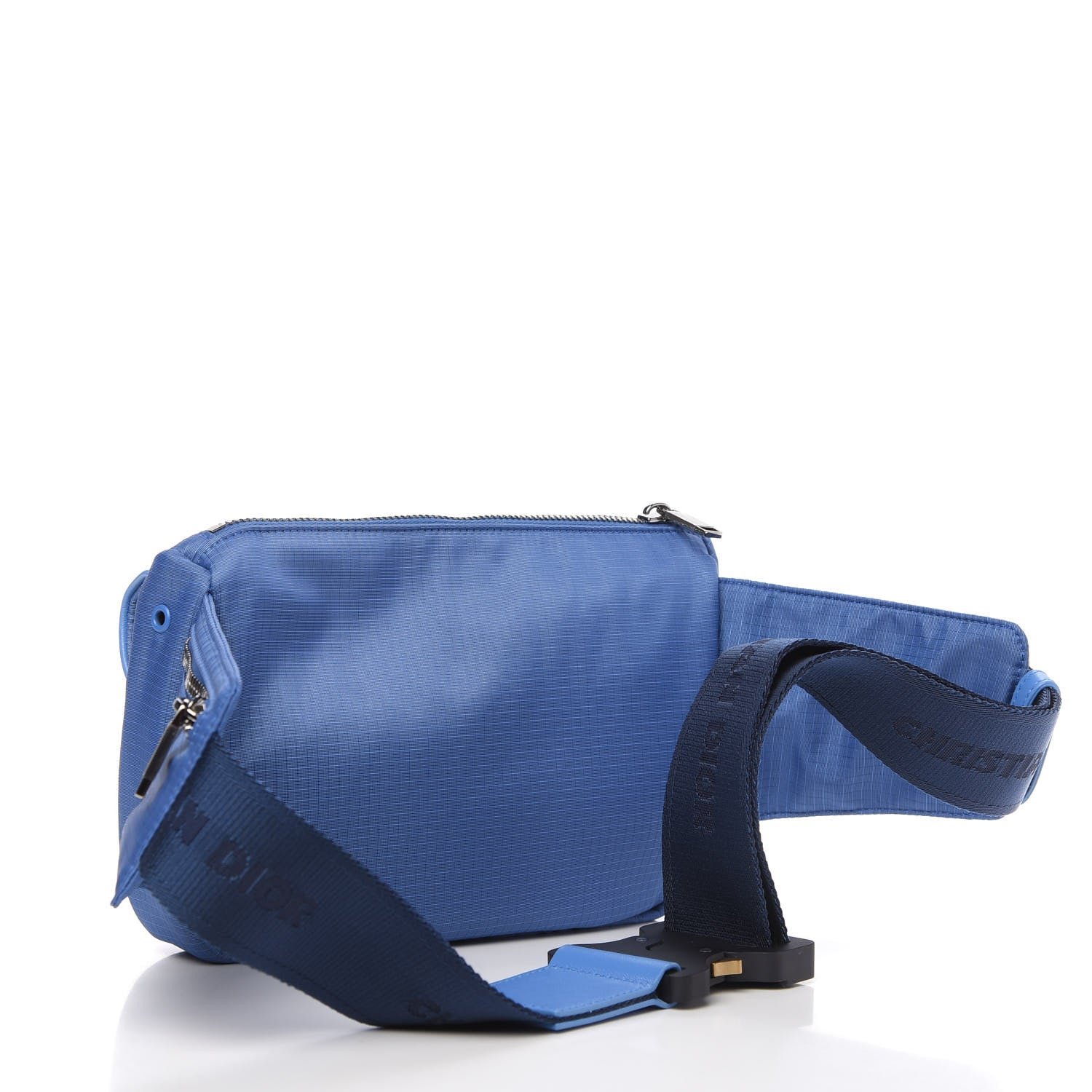 Christian Dior Nylon Saddle Belt Bag Blue 3 of 10