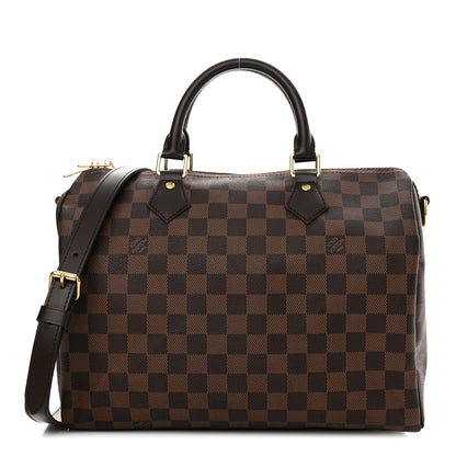 Louis Vuitton Damier Ebene Speedy Bandouliere 30 1 of 12