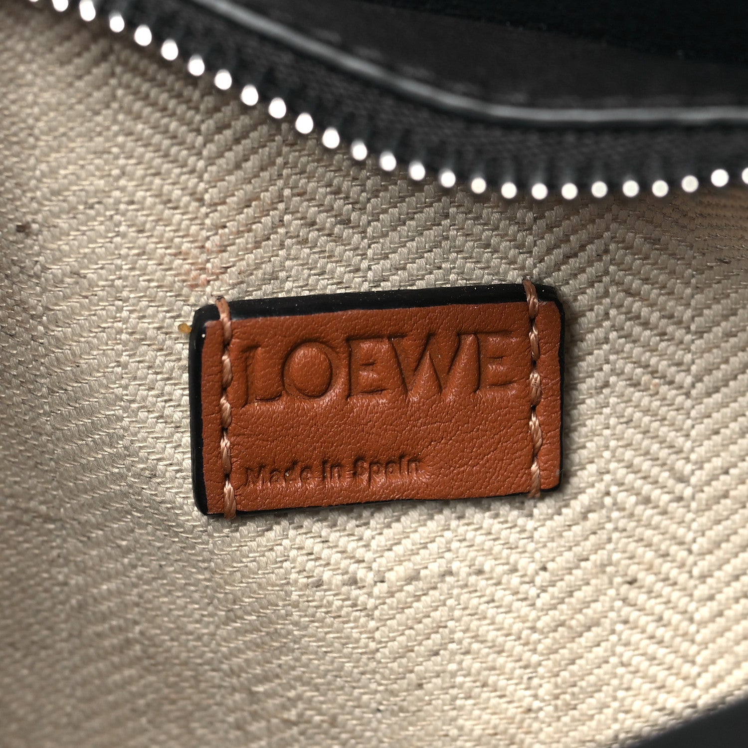 Loewe Calfskin Mini Puzzle Bag Deep Blue Soft White 6 of 9