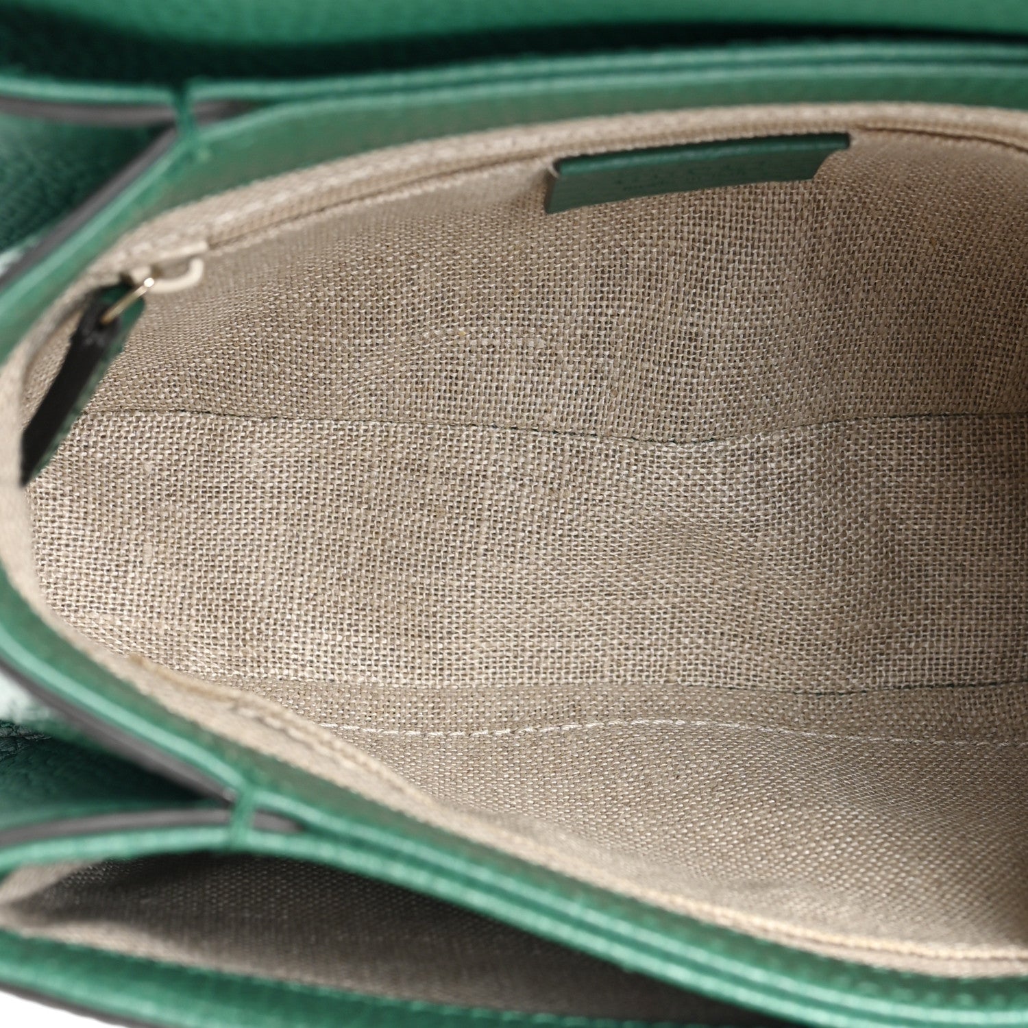 Gucci Dollar Calfskin Interlocking G Crossbody Bag Emerald 6 of 18