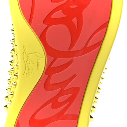 Christian Louboutin CHRISTIAN LOUBOUTIN Veau Velours Mens Louis Orlato Flat Spikes Sneakers 41.5 Cubiste 10 of 15