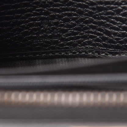 Gucci Calfskin Butterfly Zip Around Wallet Black 6 of 9