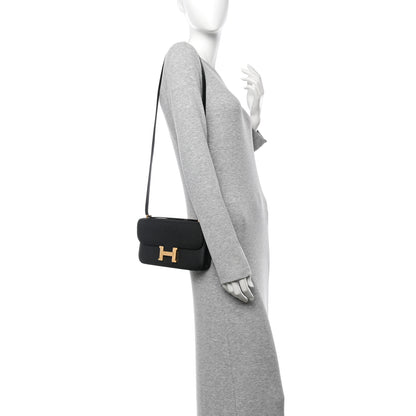 Hermes Epsom Constance 1-Elan Black 2 of 12