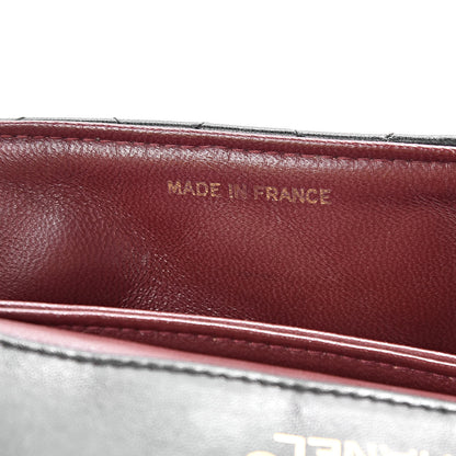 Chanel Lambskin Quilted Medium Single Flap Black 9 of 17