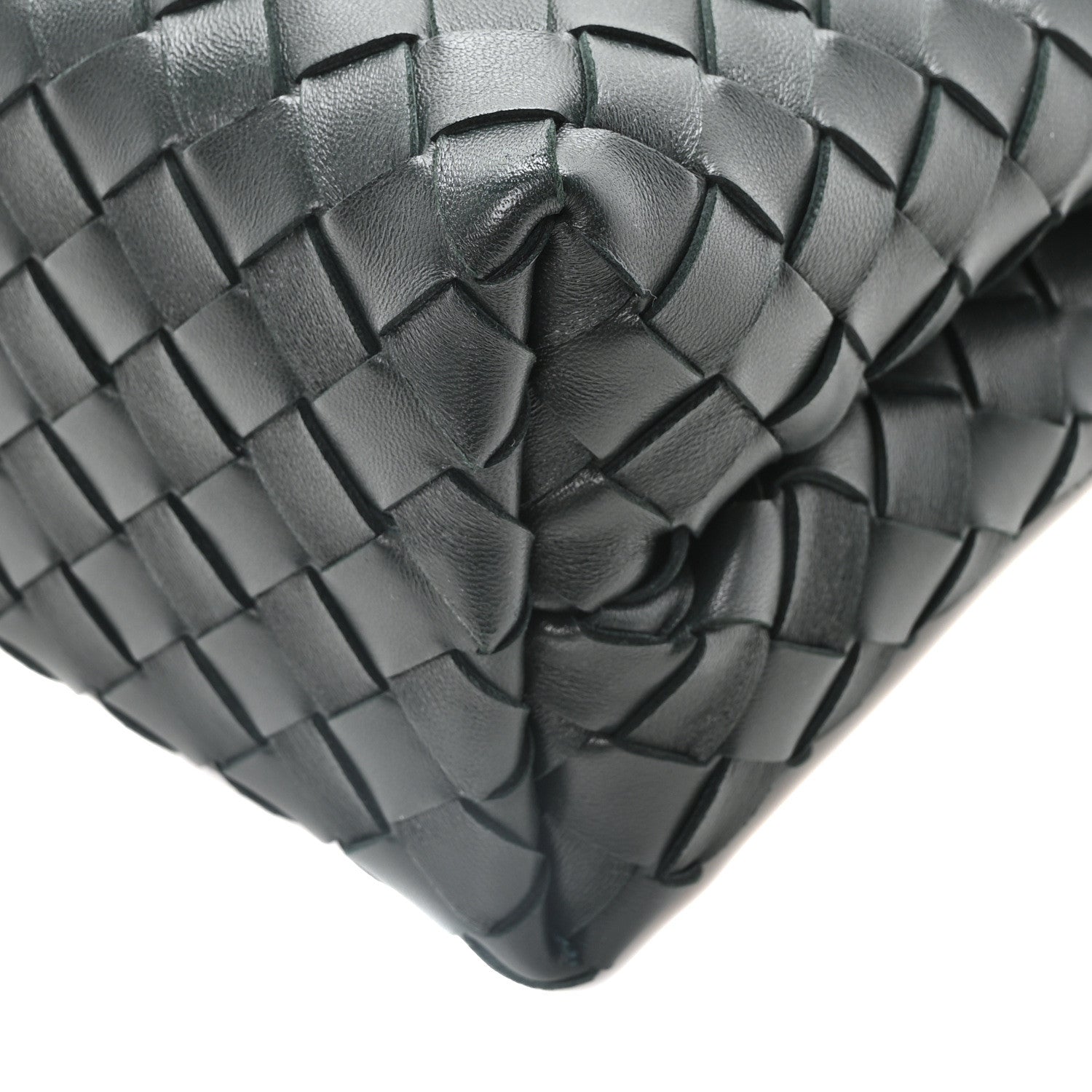 【新品未使用】 Bottega Veneta 黒 レザー ケース Bottega Veneta Nappa Intrecciato Small Andiamo Shoulder Bag