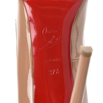 Christian Louboutin Patent Pigalle 120 Pumps 37.5 Nude 6 of 9