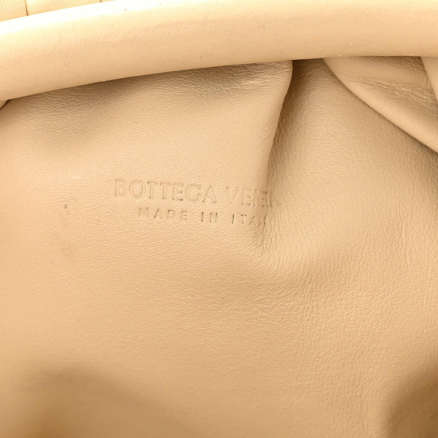 Butter Calfskin The Mini Pouch Almond