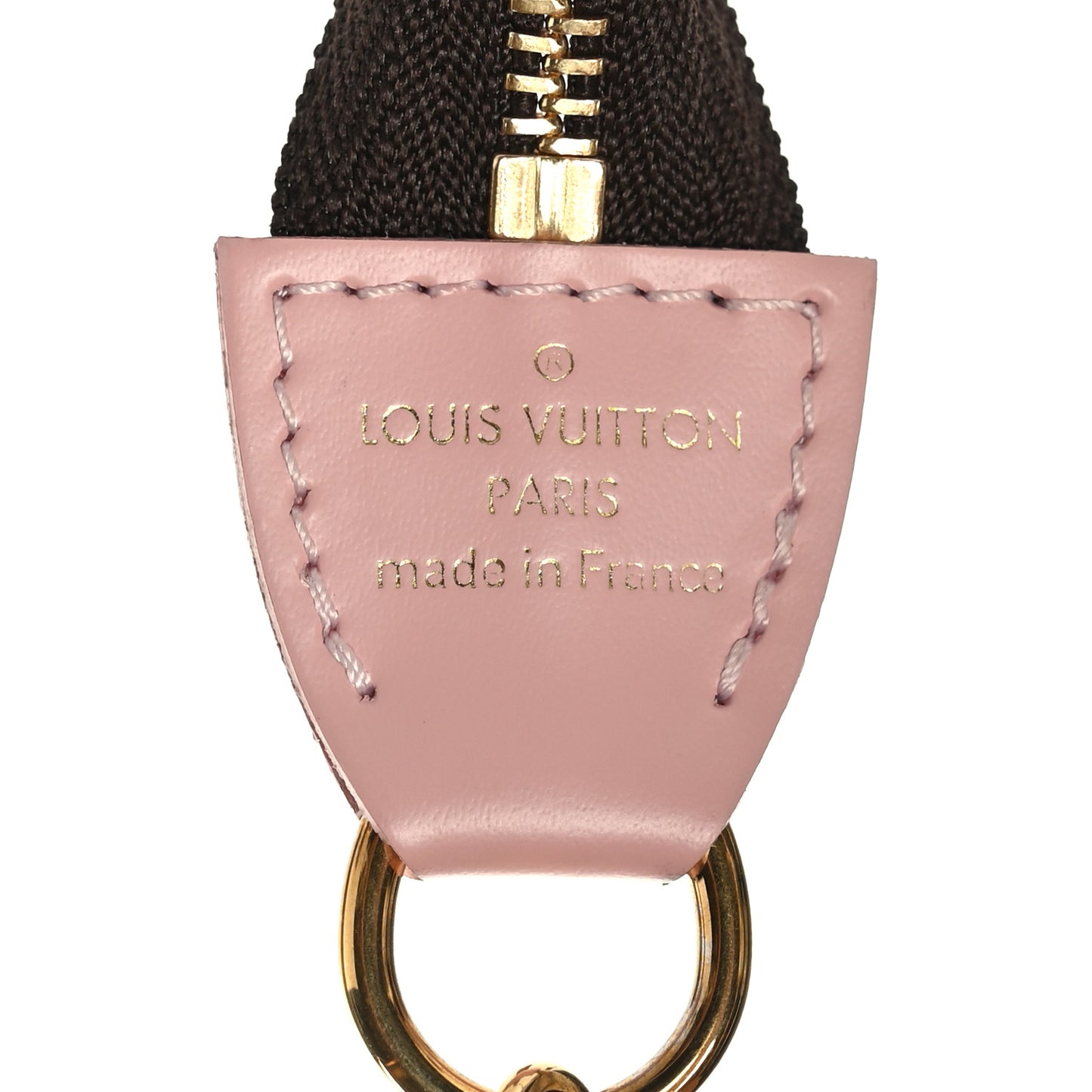 Damier Ebene 2020 Christmas Animation Big Wheel Mini Pochette Accessories Rose Ballerine