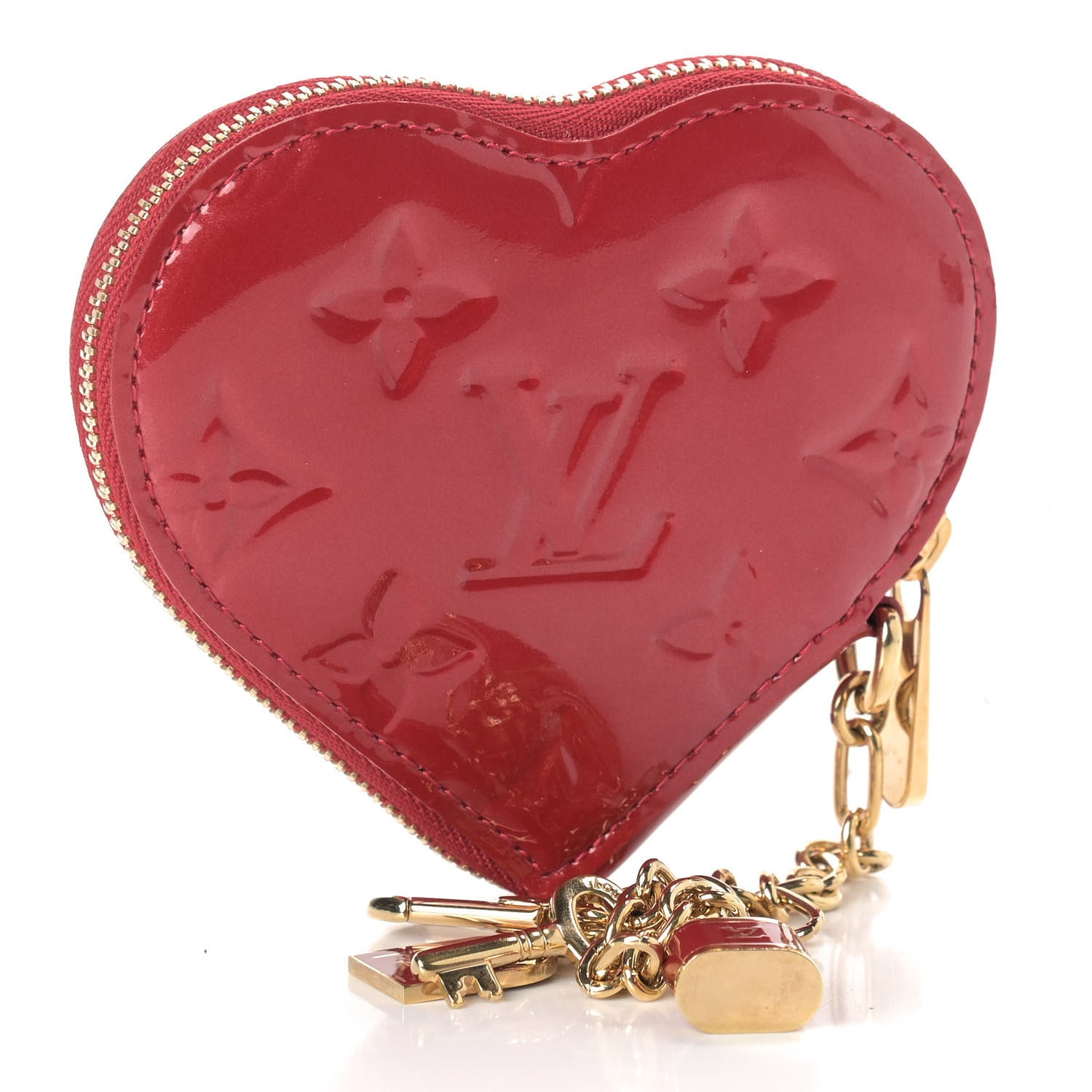 Vernis Coeur Heart Coin Purse Pomme D'Amour