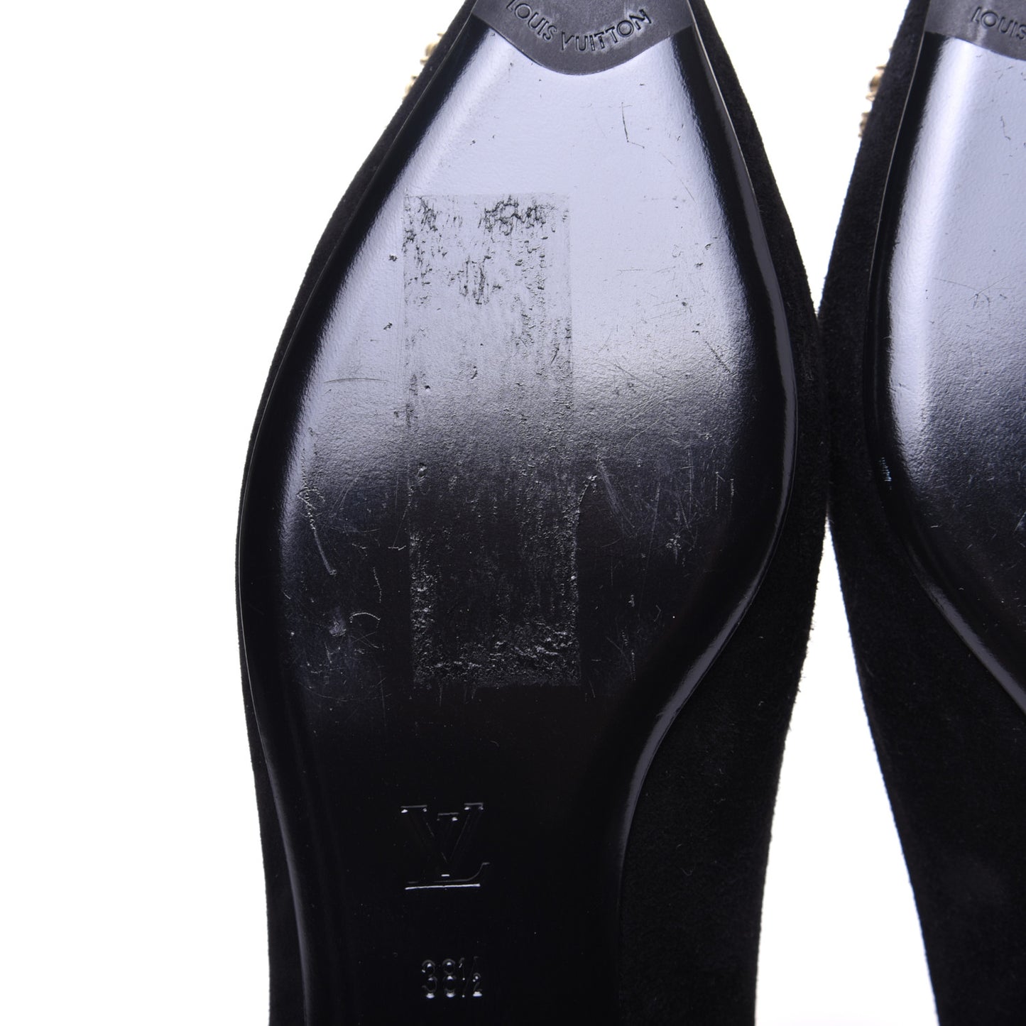 Suede Madeleine Flat 38.5 Black