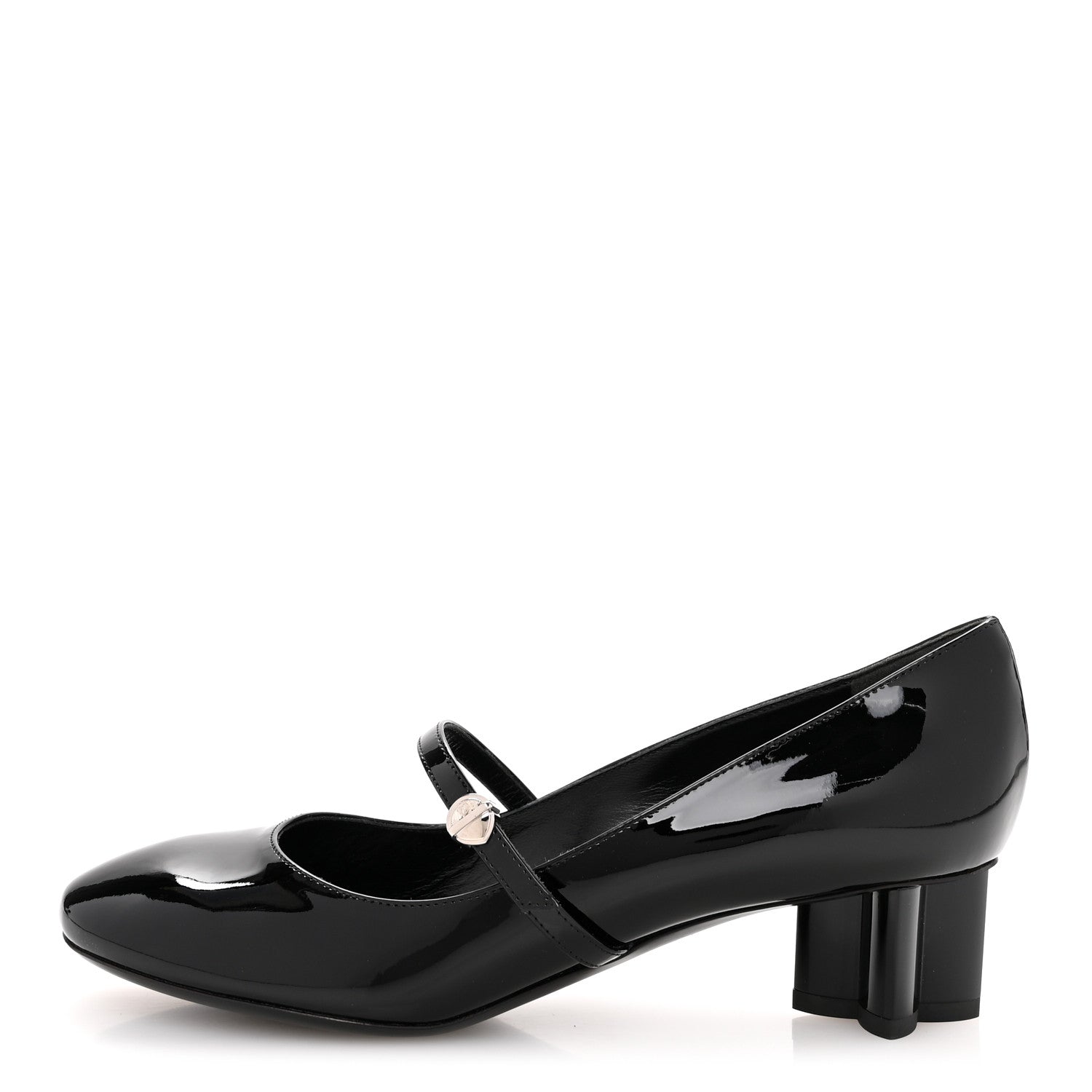 Louis Vuitton Patent Uniformes Silhouette 40mm Pumps 37 Black 1 of 9