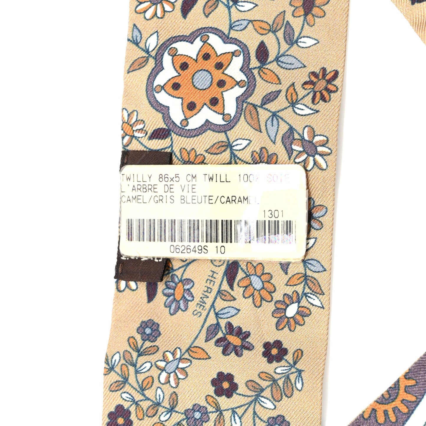Silk L'Arbre De Vie Twilly Camel Gris Bleuete Caramel