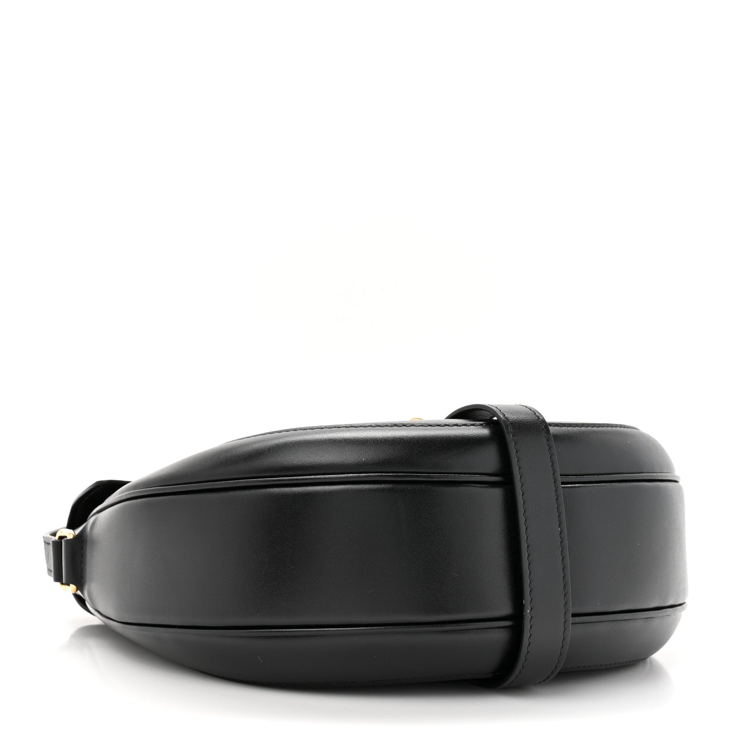 Satinated Calfskin Medium Besace 16 Black