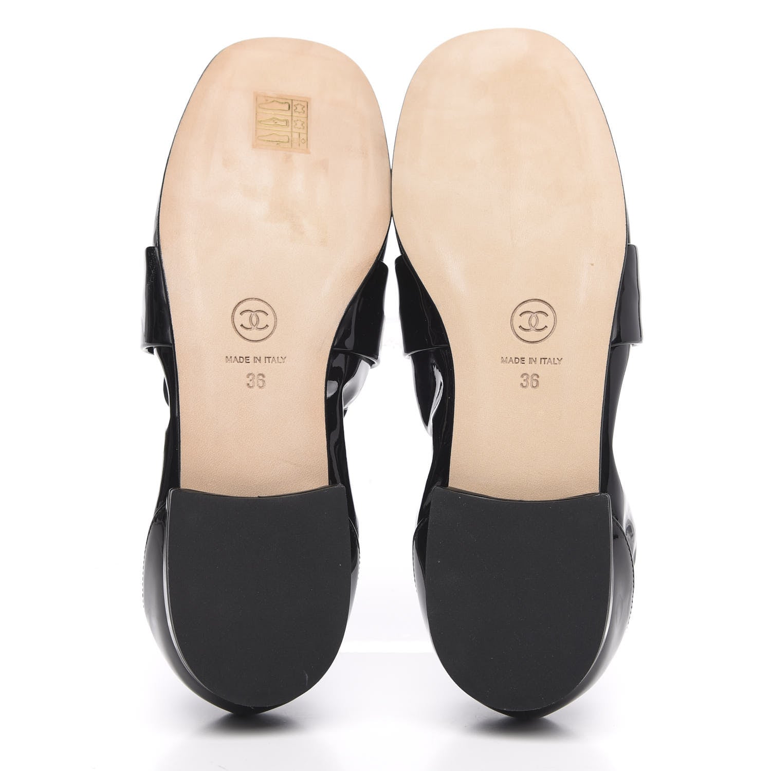 Chanel Patent CC Loafers 36 Black 5 of 9