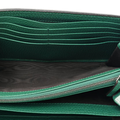 Gucci Calfskin Mini Dionysus Chain Wallet Emerald 6 of 11