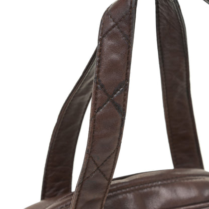 Chanel Lambskin Quilted Shoulder Bag Brown 18 of 27