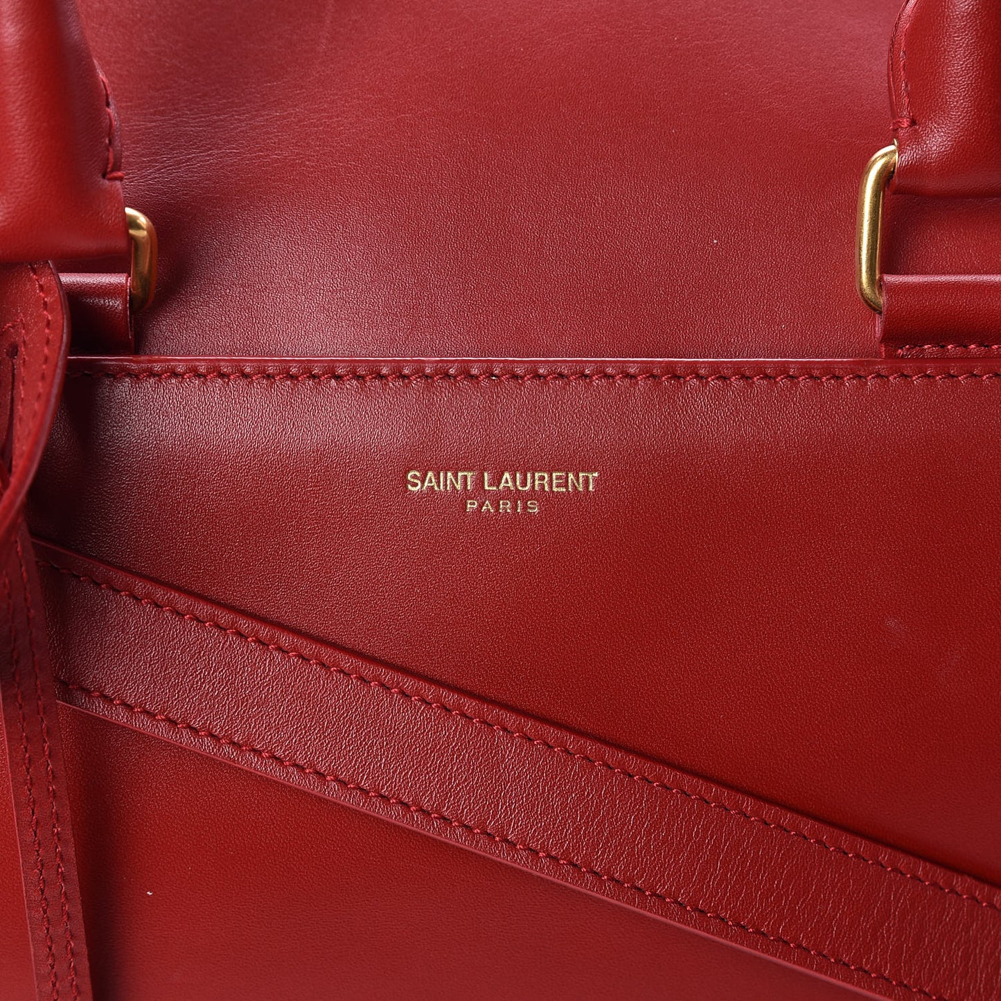 Calfskin Classic Duffle 12 Red