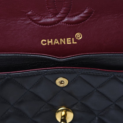 Chanel Lambskin Quilted Small Double Flap Black 8 of 20
