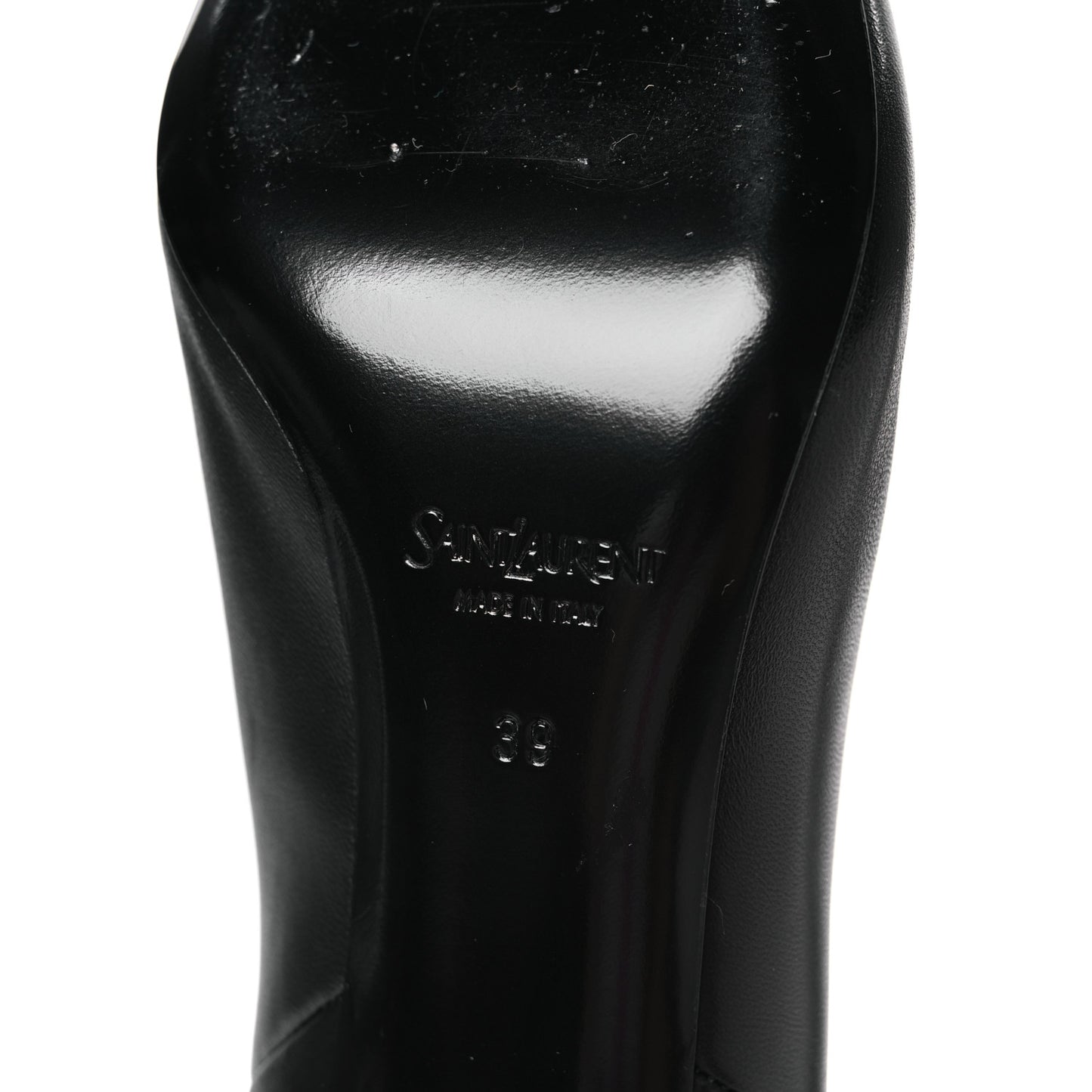 Calfskin Jill Knee High Boots 39 Black