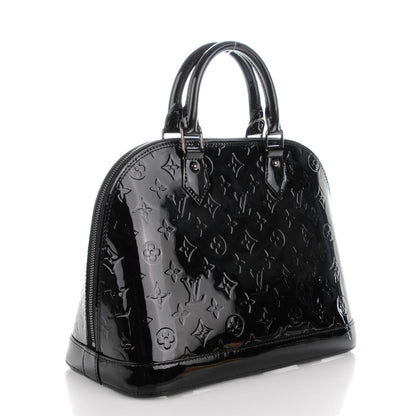 Louis Vuitton Vernis Alma PM Noir Magnetique 3 of 8