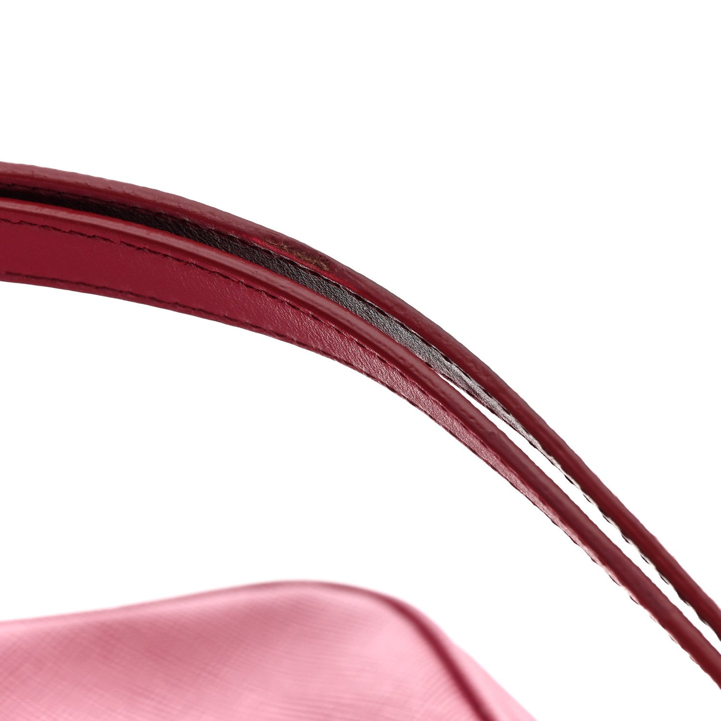 Saffiano Lux Mini Re-Edition Shoulder Bag Bruyere