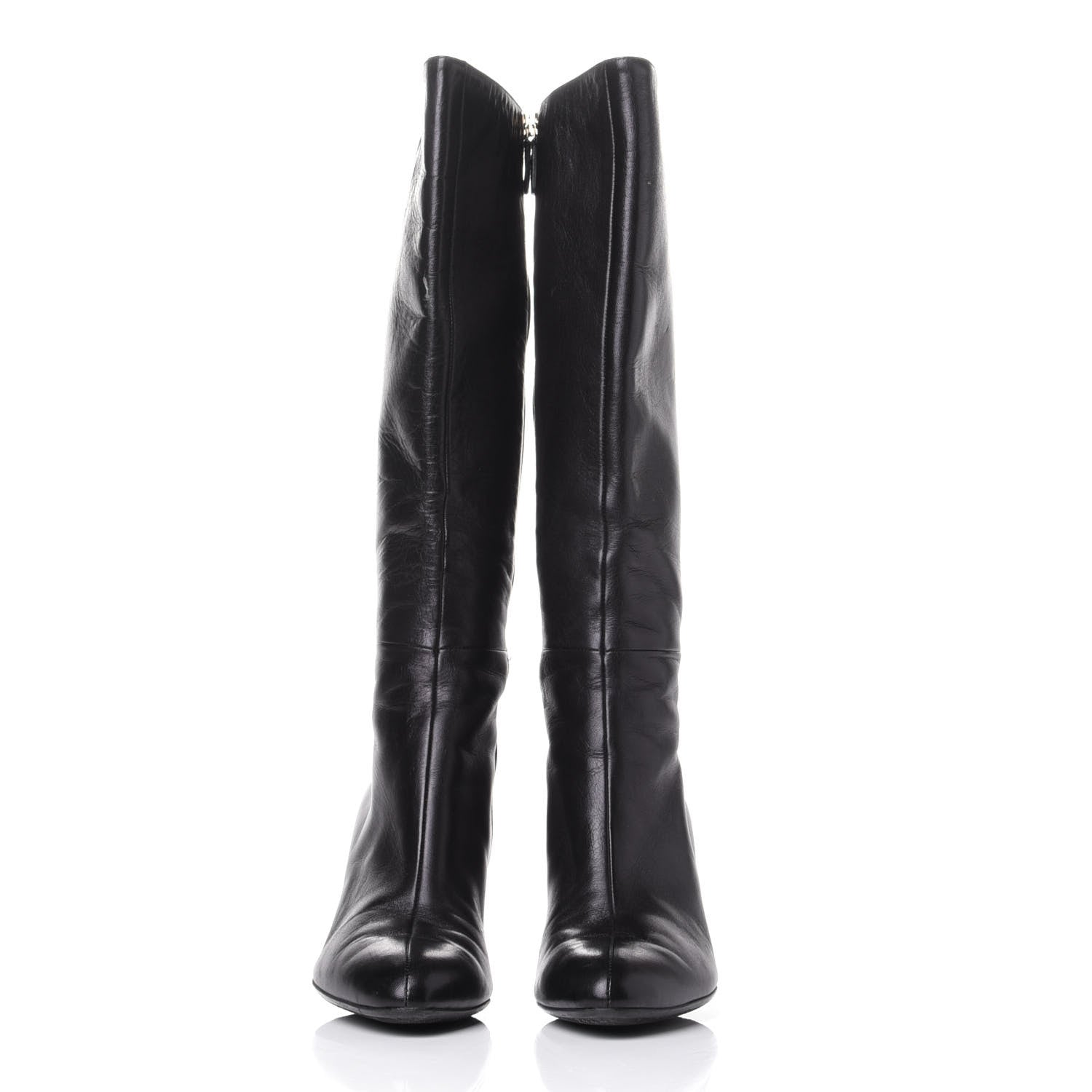 Gucci Nappa Tall Boots 36 Black 2 of 10