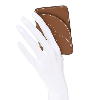 Hermes Swift Stitched Cheval MagSafe Card Holder Gold 2 of 8
